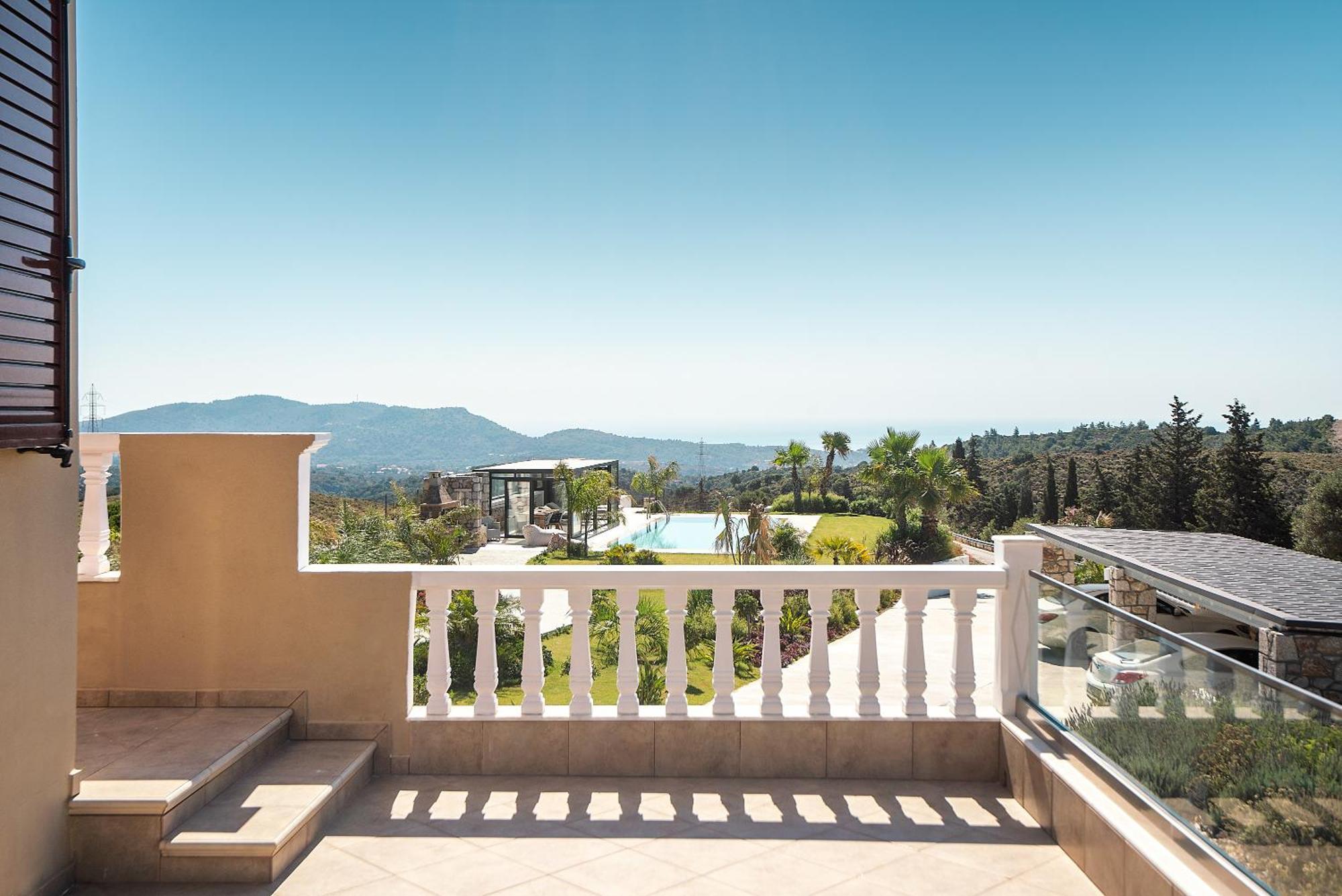 Villa Sky Hills à Psinthos Extérieur photo