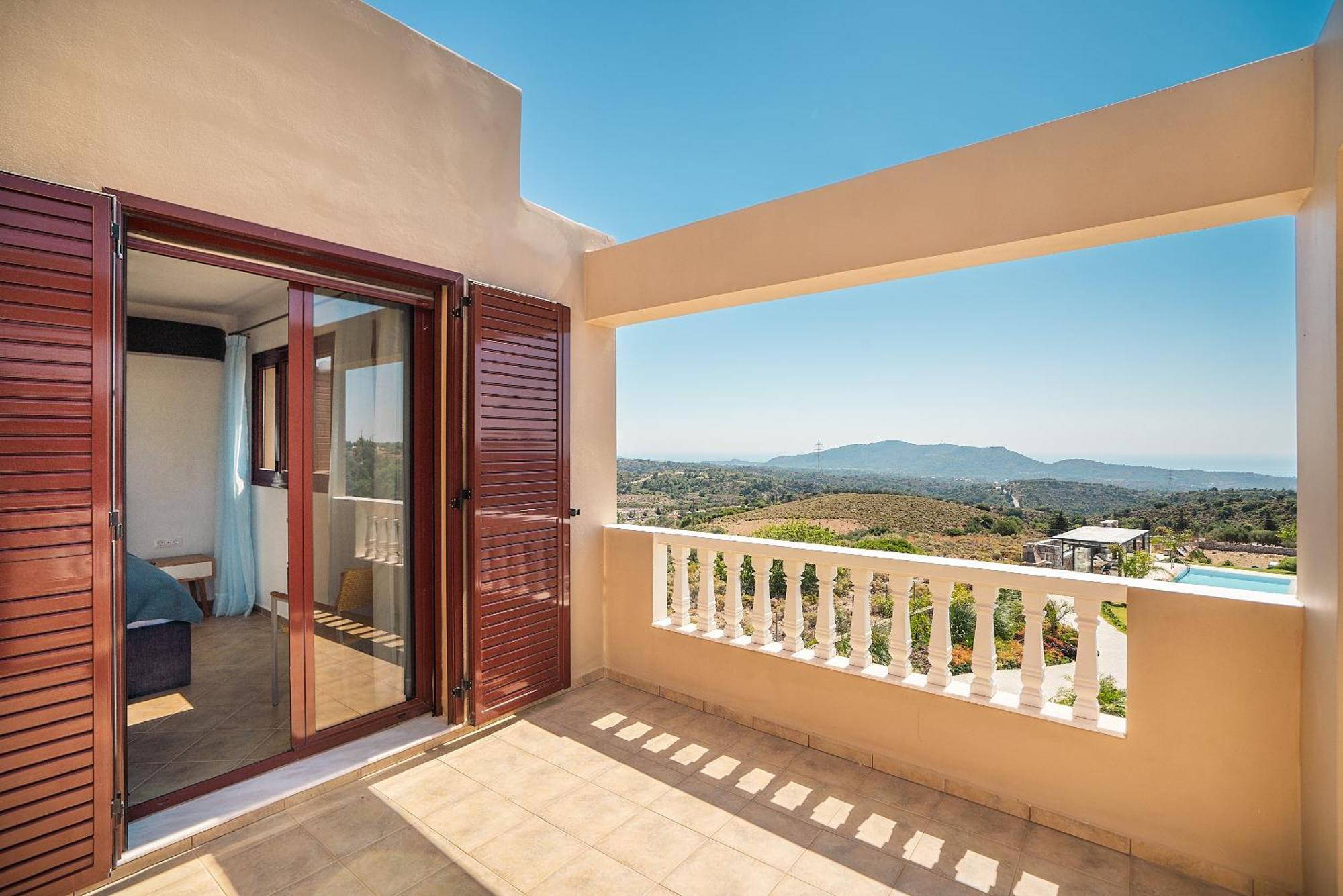 Villa Sky Hills à Psinthos Extérieur photo