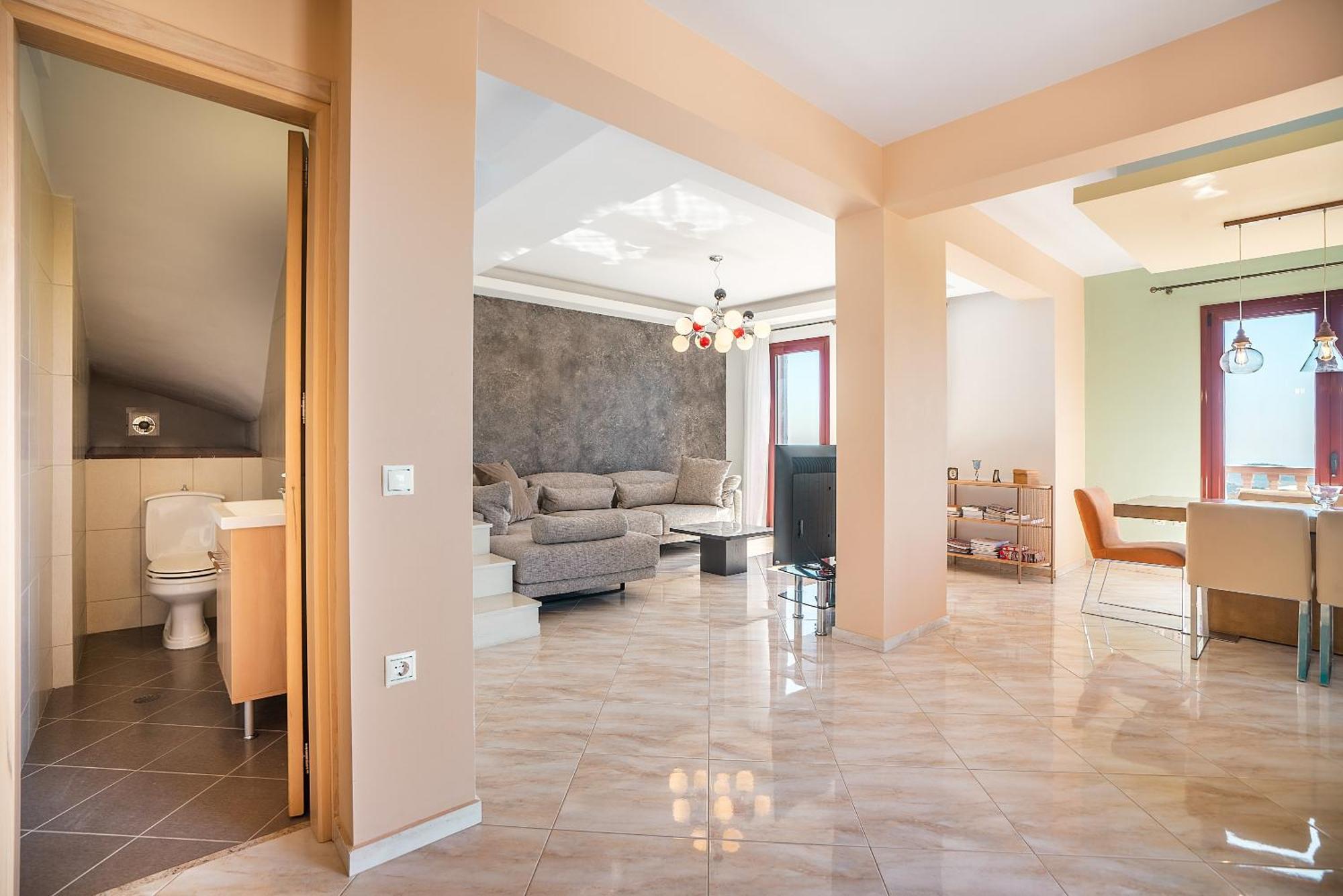 Villa Sky Hills à Psinthos Extérieur photo